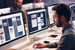 imagem de uma equipe de webdesigners
